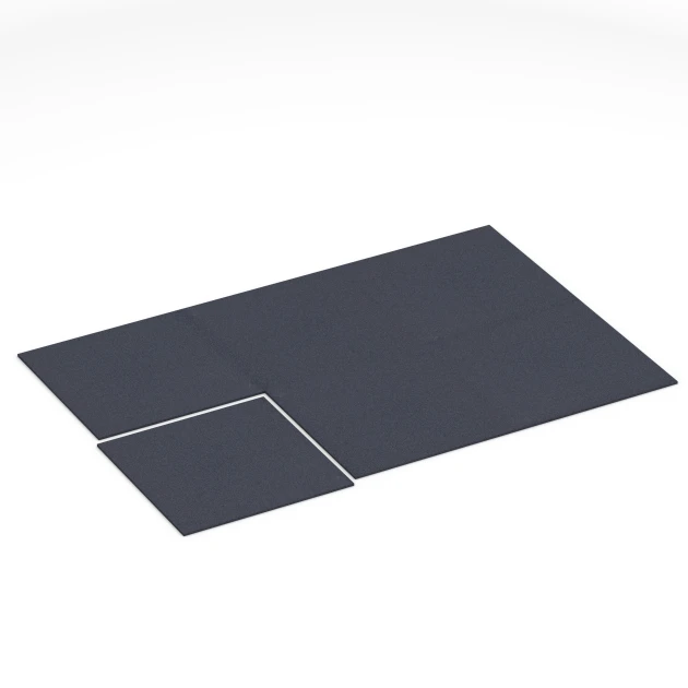 Typische Verlegung oder Einbausituation für den Artikel 6176 von WARCO - Fitness Performance Elite Trainingsvloer, Farbton Antraciet in der Abmessung 100 × 100 × 2 cm.