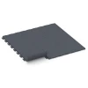 La situation d'installation typique du produit 7055 de WARCO - Dalle en caoutchouc Linea, en couleur Gris ardoise dans les dimensions 50 x 50 x 3 cm | 0,25 m².