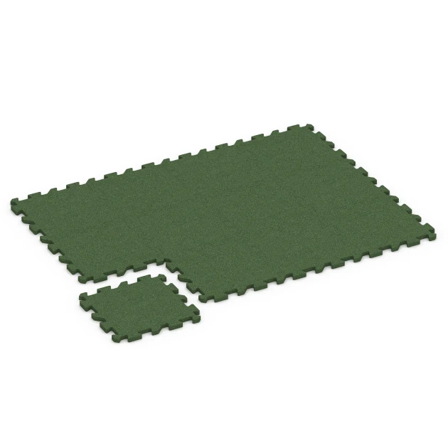 La situation d'installation typique du produit 6991 de WARCO - Dalles de terrain multisport, en couleur Vert herbe dans les dimensions 50 x 50 x 3 cm | 0,25 m².