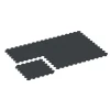 Typische Verlegung oder Einbausituation für den Artikel 6376 von WARCO - Fitness Vloerbeschermingsmat, Farbton Antraciet in der Abmessung 102,5 x 102,5 x 1,5 cm | 1,05 m².