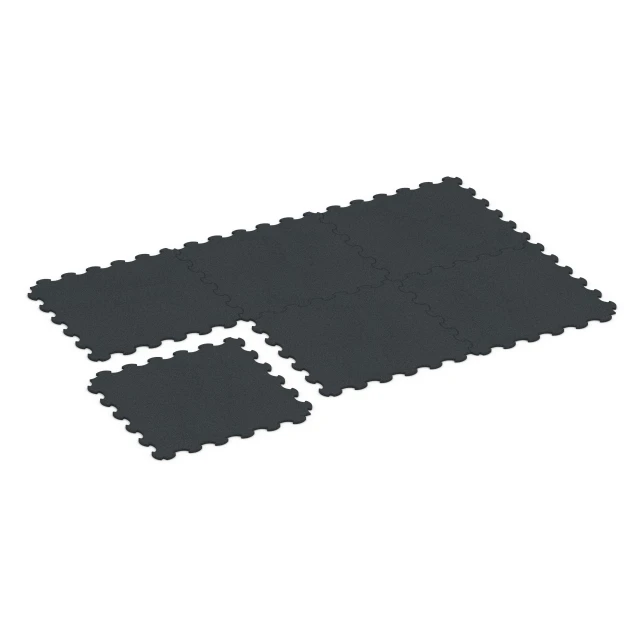 Typische Verlegung oder Einbausituation für den Artikel 7086 von WARCO - Rubber mat voor honden, Farbton Antraciet in der Abmessung 102,5 x 102,5 x 1,5 cm | 1,05 m².