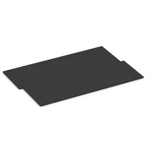 Typische Verlegung oder Einbausituation für den Artikel 6387 von WARCO - Stallmatte Luxus, Farbton Anthrazit in der Abmessung 100 x 100 x 4,5 cm | 1,00 m².