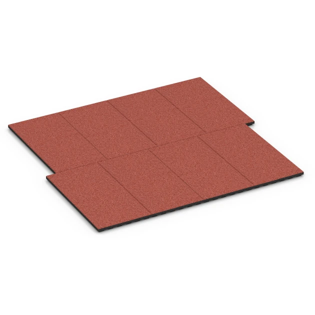 Typische Verlegung oder Einbausituation für den Artikel 6390 von WARCO - Stallmatte Luxus, Farbton Ziegelrot in der Abmessung 100 x 50 x 4,5 cm | 0,50 m².