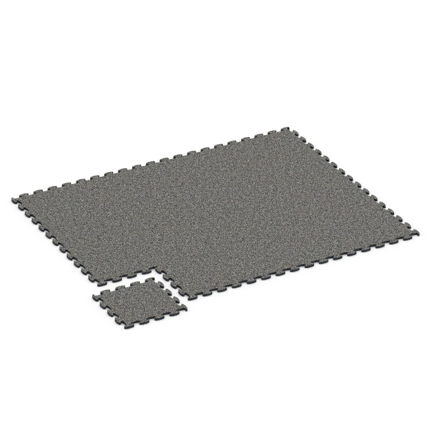 Typische Verlegung oder Einbausituation für den Artikel 6751 von WARCO - Spielmatte, Farbton Dunkelgrauer Granit in der Abmessung 44,6 x 44,6 x 1,8 cm.