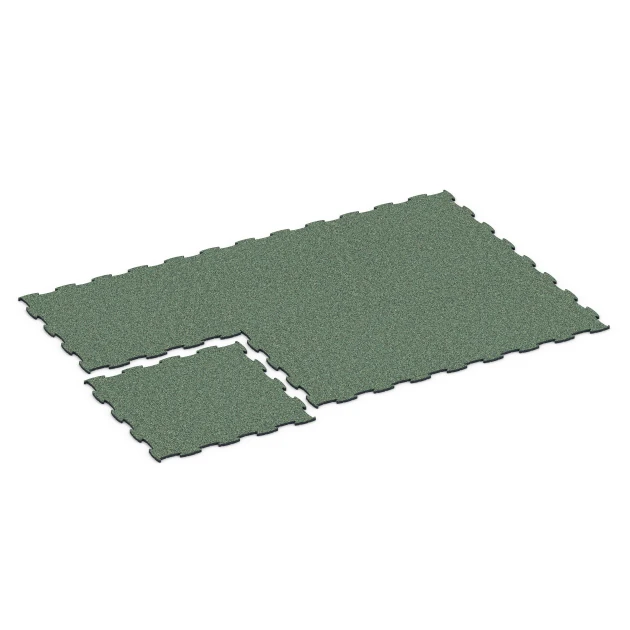 La situation d'installation typique du produit 6807 de WARCO - Sol agility pour chiens, en couleur Gazon anglais dans les dimensions 97,1 x 97,1 × 1,8 cm.