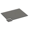 Typische Verlegung oder Einbausituation für den Artikel 6940 von WARCO - Terrastegels rubber, Farbton Donkergrijs graniet in der Abmessung 44,6 x 44,6 × 2,8 cm.