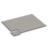 La situation d'installation typique du produit 6941 de WARCO - Dalle de terrasse, en couleur Granit gris dans les dimensions 44,6 x 44,6 × 2,8 cm.