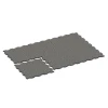 Typische Verlegung oder Einbausituation für den Artikel 6850 von WARCO - Fitness Active vloertegel, Farbton Donkergrijs graniet in der Abmessung 97,1 x 97,1 x 2,8 cm.