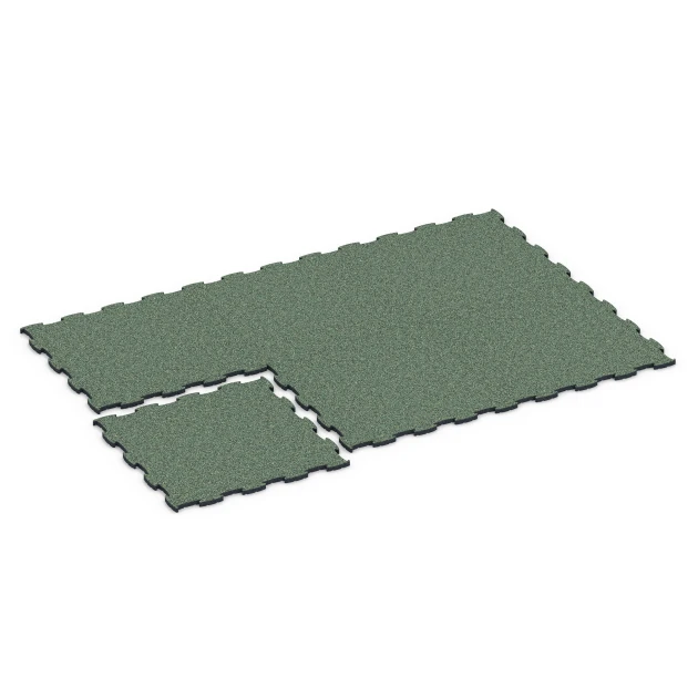 Typische Verlegung oder Einbausituation für den Artikel 6852 von WARCO - Fitness Active Floor System, Farbton Englischer Rasen in der Abmessung 97,1 x 97,1 x 2,8 cm.