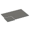 Typische Verlegung oder Einbausituation für den Artikel 6886 von WARCO - Fitness Max vloersysteem, Farbton Donkergrijs graniet in der Abmessung 97,1 x 97,1 x 2,8 cm.