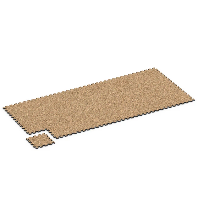 Typische Verlegung oder Einbausituation für den Artikel 6817 von WARCO - Steentapijt kliktegel, Farbton Terracotta in der Abmessung 28,9 x 28,9 x 1,8 cm.