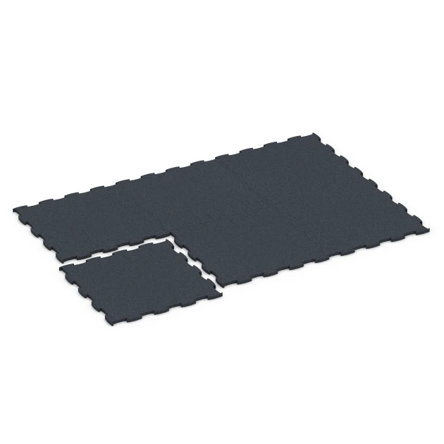 Typische Verlegung oder Einbausituation für den Artikel 6963 von WARCO - Fitness Premium sportvloer, Farbton Antraciet in der Abmessung 99 x 99 x 2,8 cm.