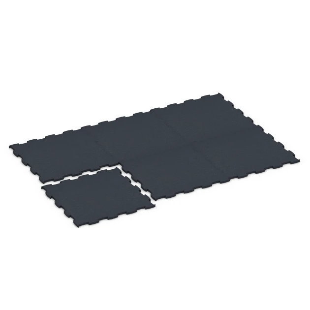 Typische Verlegung oder Einbausituation für den Artikel 6969 von WARCO - Fitness Premium studiovloer, Farbton Antraciet in der Abmessung 99 x 99 x 2,8 cm.