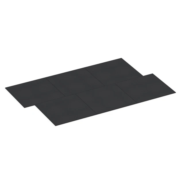 Typische Verlegung oder Einbausituation für den Artikel 7073 von WARCO - Fitness Performance Basic sportvloer, Farbton Antraciet in der Abmessung 100 x 100 x 1,5 cm | 1,00 m².