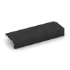 La photo de la face arrière asymétrique d’un produit WARCO 2607: Bordure en caoutchouc en forme de L, en couleur Anthracite, dans les dimensions 100 × 40 cm | 5/15 cm.