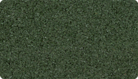 L'échantillon en couleur Vert gazon de WARCO pour les surfaces monochromes en granulat de caoutchouc SBR noir et liant de coloris vert.